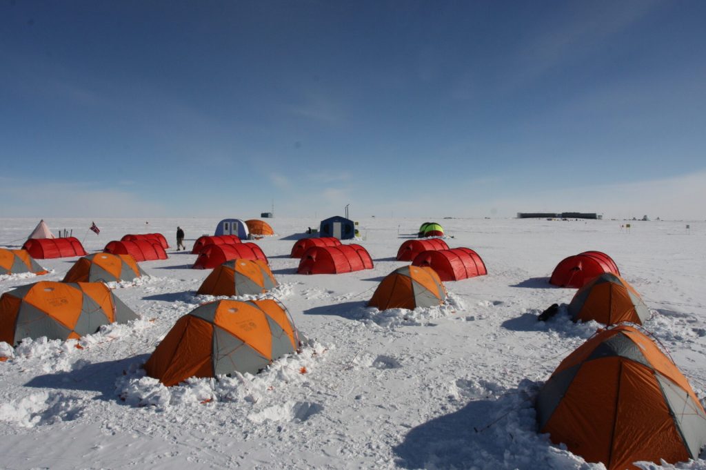 Tents at the South Pole Camp