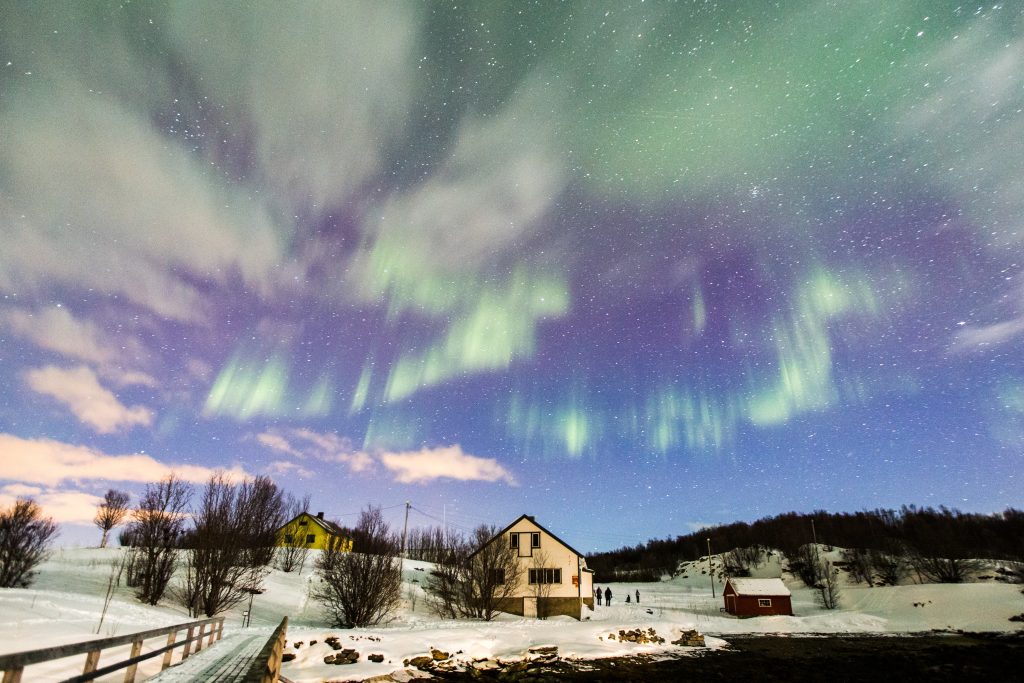 Northern Norway aurora borealis
