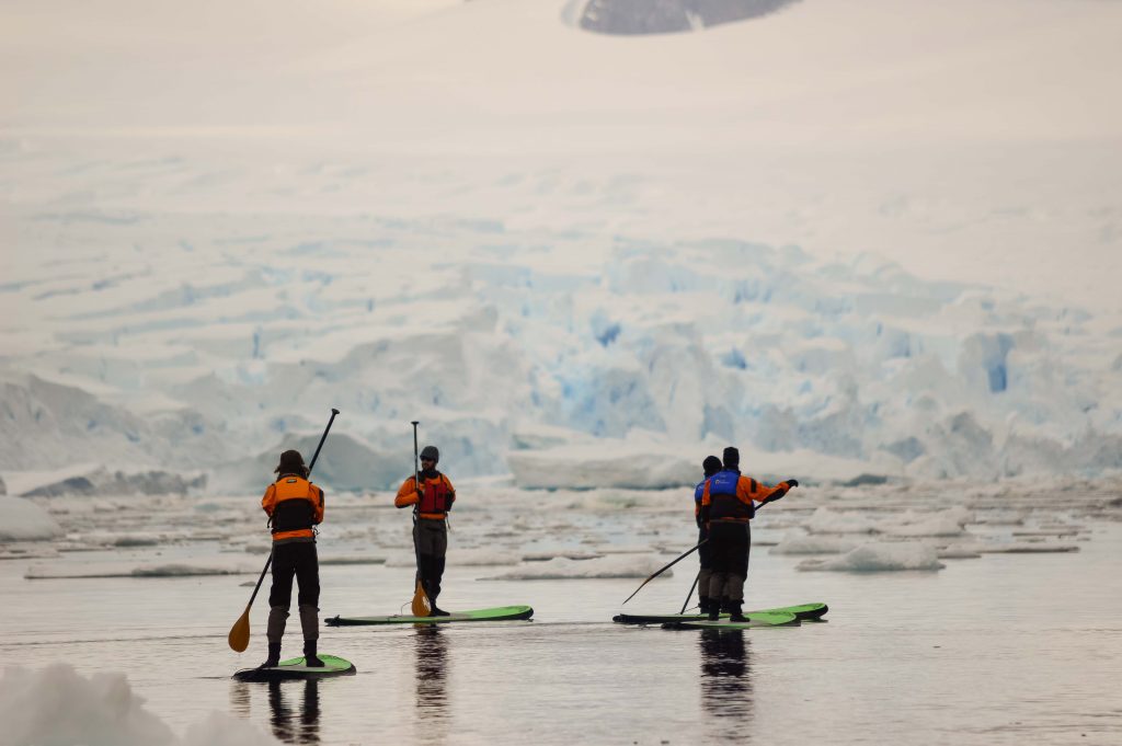 stand-up paddleboarding, Antarctica, Cruise activities