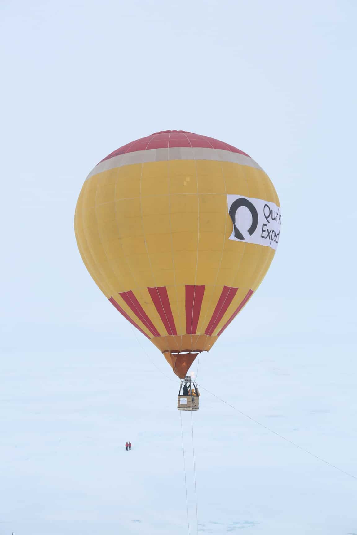 Arctic hot air balloon