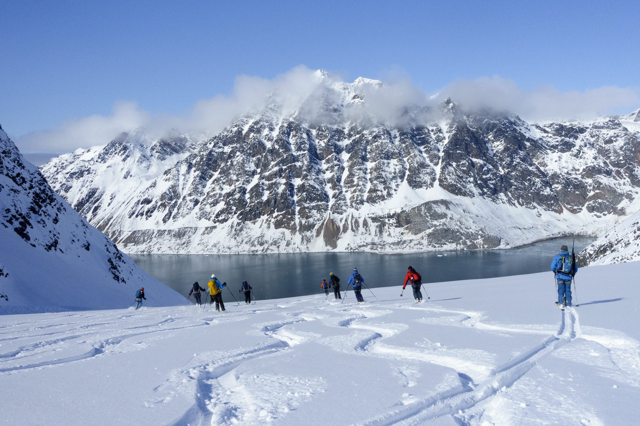cross country skiing Spitsbergen