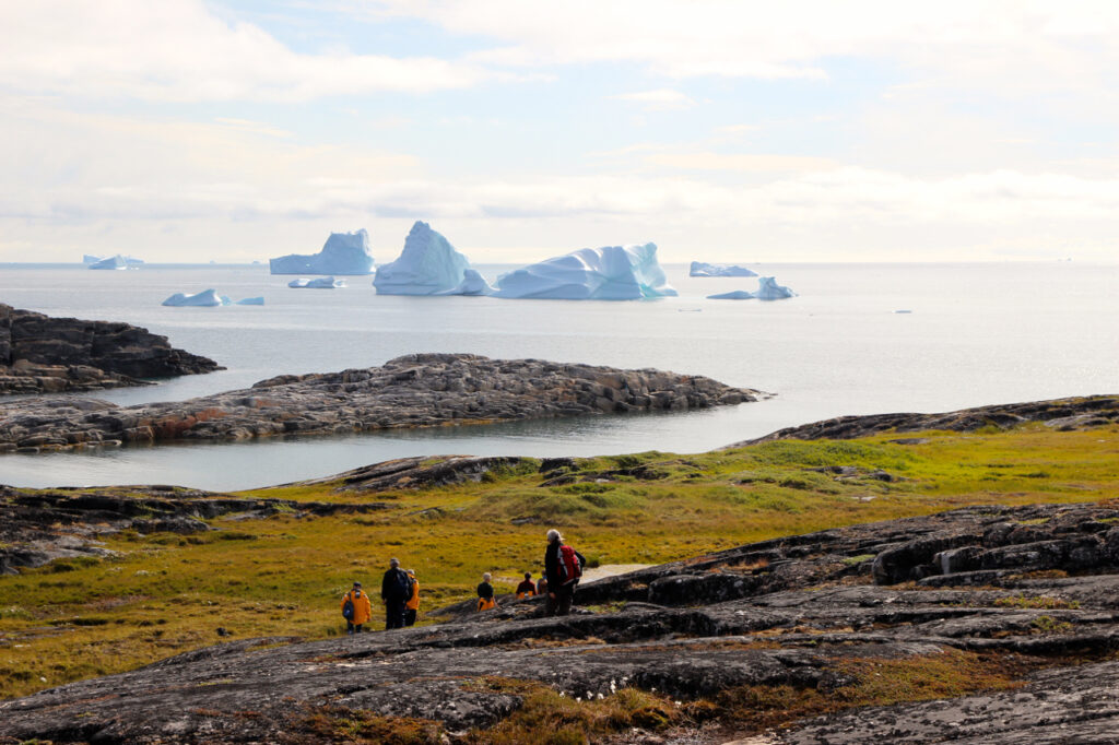Short trip to Greenland seeing icebergs
